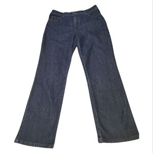 Charter Club Dark Blue Classic Straight Leg Jeans - Size 8P